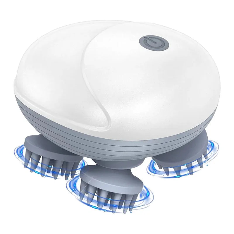 Electric Scalp Massager - Deep Tissue Kneading & Vibrating
